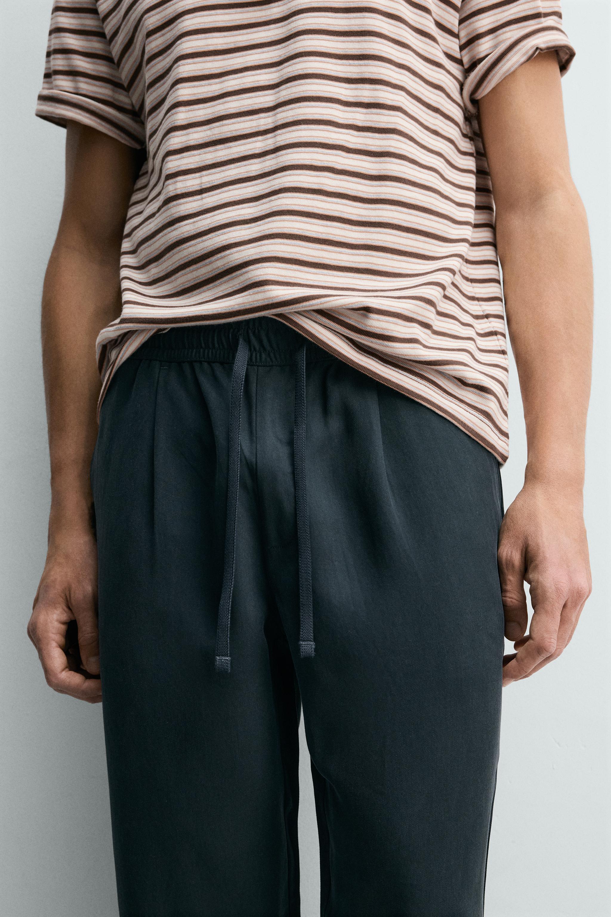 100% LYOCELL REGULAR FIT PANTS